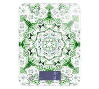 Balance portable bohème pour arbre de Noël flocon de neige Mandala 5 kg/5 g 5 kg/5 g - Balance essentielle de cuisine avec 4 unités pour la cuisson cétogène (piles non incluses)