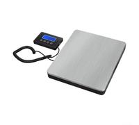 Balance postale numérique robuste en acier inoxydable de 180 kg avec écran LCD rétroéclairé bleu, compteur de poids électronique, pour pesage de colis, bagages et cargaison