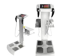 Balance professionnelle avec imprimante, analyseur de santé intelligent pour l'analyse de la composition corporelle, machine humaine, mesure du corps par scanner 3D,White