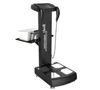 Balance professionnelle avec imprimante, analyseur de santé intelligent pour l'analyse de la composition corporelle, machine humaine, mesure du corps par scanner 3D,Black