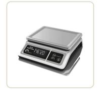 LITTLE BALANCE 8213 LBP 50 Professional - Balance professionnelle - 50 kg / 5g - Fonctionne sur batterie, sans piles, Blc/Noir/Inox