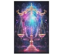 Balance Puzzles 1000 Pièces Adultes, Puzzle en Bois Jeux D'adresse pour Toute La Famille,Jeu De Team Building 78×53cm