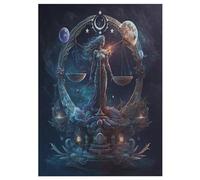 Balance Puzzles 300 Pièces Adultes, Puzzle en Bois Jeux D'adresse pour Toute La Famille,Jeu De Team Building 42×30cm