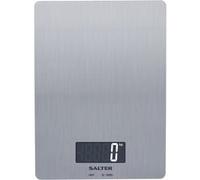 Salter 1103 SSDR Balance de Cuisine Numérique - Balance Électronique avec Écran LCD, Pesage des Aliments et Liquides, Ajouter, Peser, Tare Fonction, Facile à Nettoyer, Métrique, Acier Inoxydable