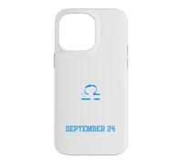 Balance Signe du Zodiaque Astrologie Horoscope Septembre 24 Anniversaire Coque pour iPhone 14 Pro Max
