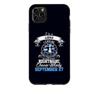 Balance Signe du Zodiaque Astrologie Horoscope Septembre 27 Anniversaire Coque pour iPhone 11 Pro Max