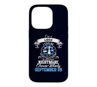 Balance Signe du Zodiaque Astrologie Horoscope Septembre 29 Anniversaire Coque pour iPhone 14 Pro