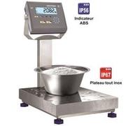 Balance spéciale fournil professionnelle avec écran à fixer sur colonne, Modèle SF 30 G