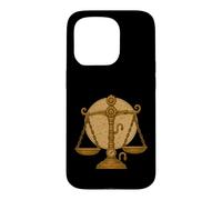 Balance Steampunk Zodiac Scales Gear Coque pour iPhone 15 Pro