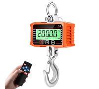Balance Suspendue Électronique 2000KG, Industrielle Balance à Grue Numérique, Peson Electronique Écran LED, Balances Suspendue Industrielle de Haute Précision avec Télécommande pour Ferme Usine