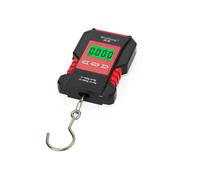 Balance suspendue entièrement étanche de 50 kg, balance électronique portable for bagages avec crochet poisson, numérique LCD règle à ruban 1,5 m pour la construction