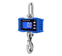 Balance suspendue numérique 1000kg 1500KG rétro-éclairage LCD 3306lbs peseuse à crochet de serrure industrielle en acier pour Garage Ferme(1500kg Blue)