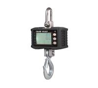 Balance suspendue numérique 1000kg/ 2204lbs, balance à grue robuste et Portable, rétro-éclairage LCD, balances à crochet industrielles, changement d'unité/maintien des données,Pesage précis(Zwart)