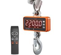 Balance suspendue numérique 1000kg - Balance pour grue lbs/kg/N - Balance de traction précision 0,2kg - Balance industrielle pour gibier - Ecran LED - Balance suspendue - Mini balance portable avec té
