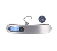 Balance suspendue numérique 50 kg, balance électronique portable avec écran rétroéclairé clair pour la pêche aux bagages et l'utilisation quotidienne du pesage domestique