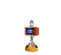 Balance suspendue numérique, Balance de grue numérique 500Kg/1000Kg balance suspendue robuste Portable LCD rétro-éclairage échelles à crochet industrielles changement d'unité(LCD 1000KG Orange)