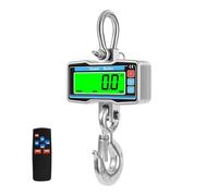 Balance suspendue numérique LCD, grue robuste, crochet de verrouillage automatique industriel en acier, outils de pesage Blance pour Garage Ferme(1000kg Silver)