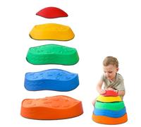 Balance Training Toy - Kids Non Slip Stepping Stones, Coordination Jouer Le Jeu | Toys D'activité Éducative Précoce, Développement Intérieur En Plein Air Avec Des Compétences À La Main, Des Pierres Po