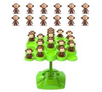 Balance Tree - Monkey Focus Training Toy | Interactive Tabletop Puzzle with Hand Eye Coordination Activity for Parent Child Learning Game Educational Development Tool for Kids Home Preschool Classroom