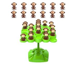 Balance Tree - Monkey Focus Training Toy | Interactive Tabletop Puzzle with Hand Eye Coordination Activity for Parent Child Learning Game Educational Development Tool for Kids Home Preschool Classroom