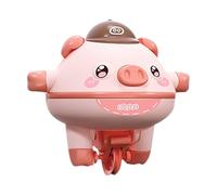 Balanced Pig Toy, Anti-gravitys Tightrope Walking Robot, Adorable Pig Design with Unicycle Balancer, Sturdy Interactive Novelty Toy, Made of Abs Electronic Components Material, 5.51x3.94x4.72in