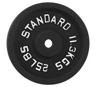 BalanceFrom Plaque de poids en fonte pour musculation et haltérophilie, taille standard, centre de 2,5 cm, 11,3 kg
