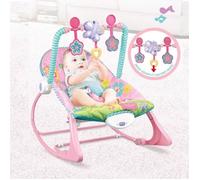 Balancelle Bébé Confort - Rose - Jouets Educatif - 3 vitesses - Musical