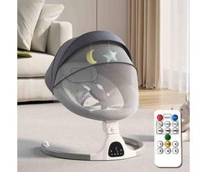Balancelle Bebe Electrique,Aomdom Balancelle pour Bébé,avec télécommande et Bluetooth pour se connecter au Smartphone