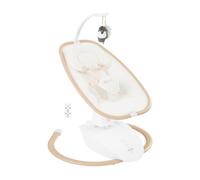 Babymoov Balancelle Bebe Electrique Swoon Hoop - Télécommande incluse, Ultra Confort, Assise Rotative - Arche de jeux