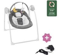 Balancelle Confort Multifonctions Moonlight + Adaptateur - BADABULLE - Gris Gris G