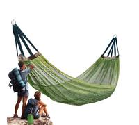 Balancelle de camping - Hamac double portable, tissu en maille respirante, cordes robustes, forte capacité de charge | Portable et léger à suspendre pour lit de bébé, sangles d'arbre pour l'extérieur