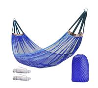Balancelle de camping - Hamac double portable, tissu en maille respirante, cordes robustes, forte capacité de charge | Portable et léger à suspendre pour lit de bébé, sangles d'arbre pour l'extérieur