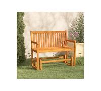 Bois d'Acacia Solide Balancelle de Jardin 110 cm Terrasse Extérieur vidaXL