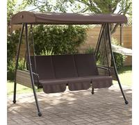 Balancelle de Jardin avec Auvent Réglable Siège de Balançoire Acier vidaXL