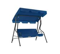 Balancelle de jardin Bleu foncé 170 x 110 x 153 cm Tissu