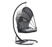 Balancelle de Jardin "Lacanau" 188cm Gris Anthracite