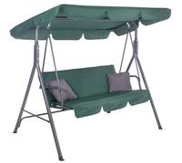 SPRINGOS Luna Balancelle de jardin 3 personnes avec toit