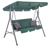 SPRINGOS Luna Balancelle de jardin 3 personnes avec toit