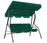 Balancelle De Jardin Vert 170 X 110 X 153 Cm Tissu