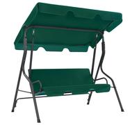 Balancelle de Jardin Vert 170x110x153 cm Tissu Balançoire de Patio vidaXL