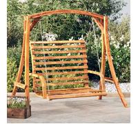 Balancelle en bois courbé avec finition en teck - VidaXL - 126x63x92 cm - Meuble de jardin