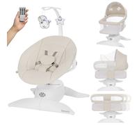 Balancelle Et Nacelle Électrique Vivi Set Avec 3 Modes, 12 Mélodies Et Télécommande Beige Sand TU