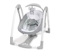 INGENUITY Balancelle Power Adapt Portable Swing - USB - Pliable - 61 x 77 x 53 cm - Multicolore - Dès la naissance gris TU