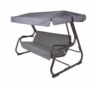 Balancelle Parma anthracite/gris avec fonction lit