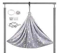 Balancelle Pod pour - Hamac Lumineux Confortable Pivotant | Balançoire Aérienne Sensorielle pour Hamac | pour Chambre À Coucher Salon Entrée Chambre De Bébé Relaxation Et Apaisement