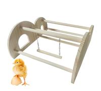 Balancelle pour poule Balançoire en Bois pour Repos dans le Poulailler