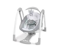 INGENUITY Balancelle Power Adapt Portable Swing - USB - Pliable - 61 x 77 x 53 cm - Multicolore - Dès la naissance gris TU