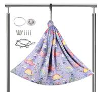 Balancelle Sensorielle pour | Hamac Lumineux Confortable Pivotant | Siège de Balançoire Pod Sensoriel pour,pour Relaxation, Interaction Apaisante, Jeu Intérieur Et Extérieur avec Porte pour