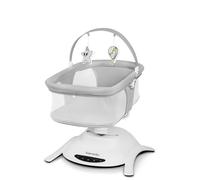 LIONELO Transat électrique Bella Set 2 en 1 nacelle 360° bébé jusqu'à 9 kg 5 vitesses Gris
