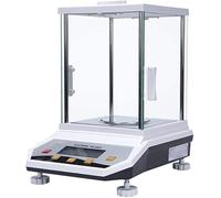 Balances à bijoux Poids numérique Grammes Balance analytique de laboratoire 1 mg Balance de haute précision Pesage scientifique électronique précis avec pare-brise(200g/0.001g)